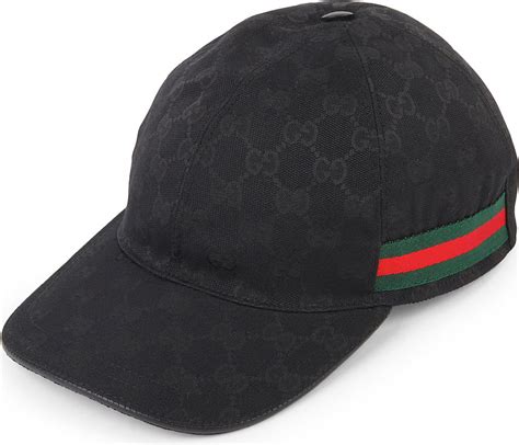 gucci denim baseball cap|Gucci hat men black.